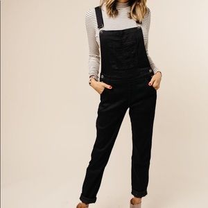 Women’s Black Overall Jeans